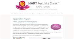 Desktop Screenshot of eggdonation.co.za