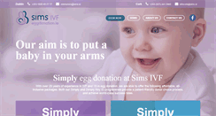 Desktop Screenshot of eggdonation.ie